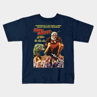Robot Monster Spanish Poster Kids T-Shirt